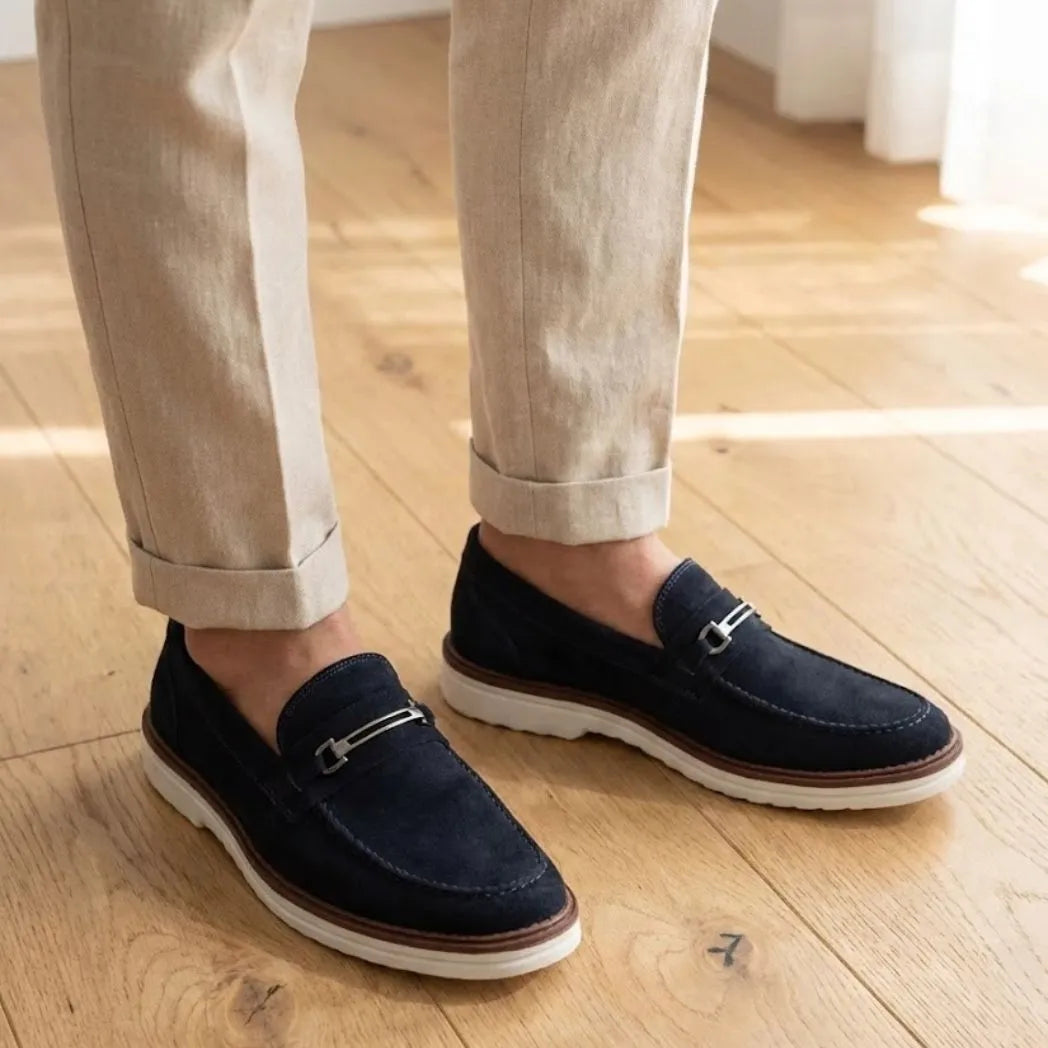 Mocassim Suede Tratorado de Camurça