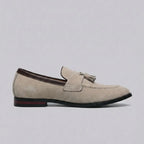Mocassim Tassel de Camurça Premium Bege