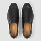 Mocassim Torino Ripple Tratorado de Couro Preto