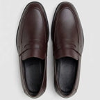Mocassim Turim Loafer Couro Marrom