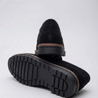 Mocassim de Camurça Monaco Edition Preto