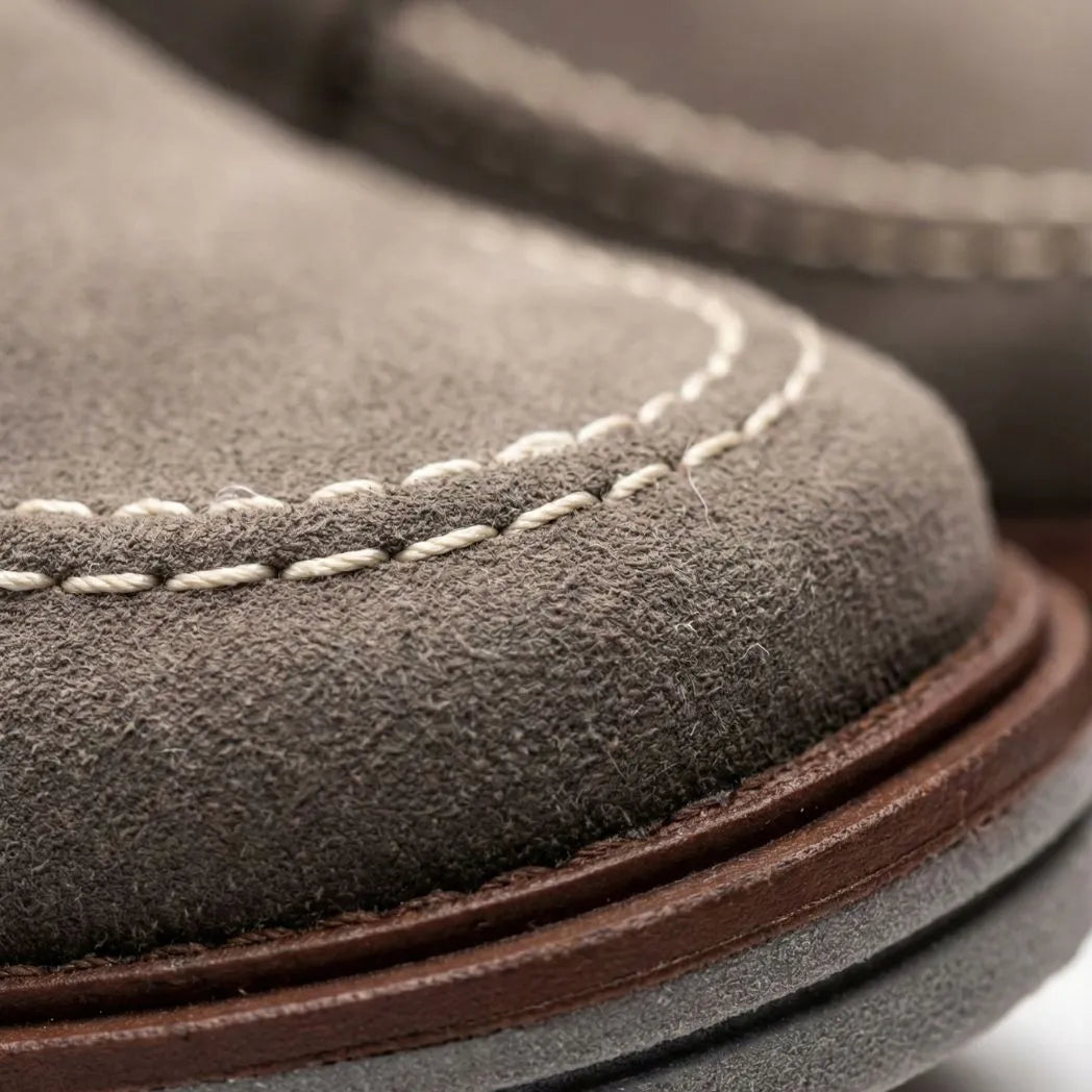 Mocassim de Camurça Monaco Edition Cinza