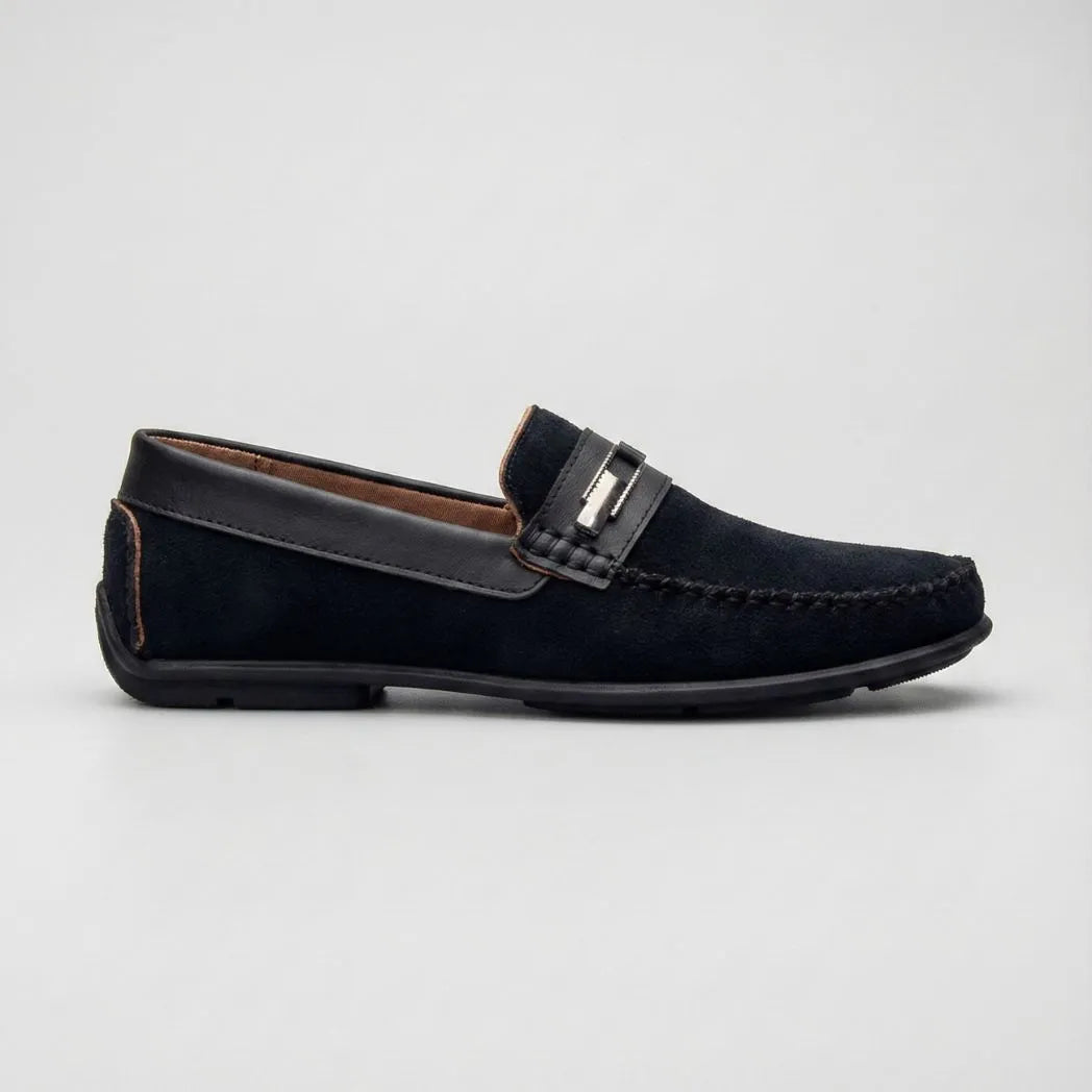 Mocassim de Camurça Titan Coffee Preto