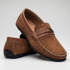 Mocassim de Camurça Titan Coffee Marrom