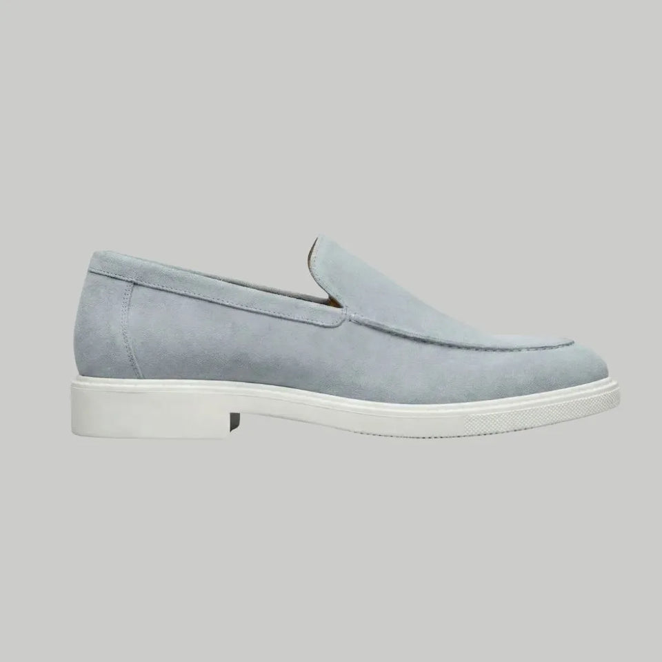 Mocassim de Camurça Azul