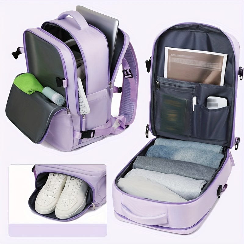 Mochila Sofistic de Viagem com Porta USB - Floratta