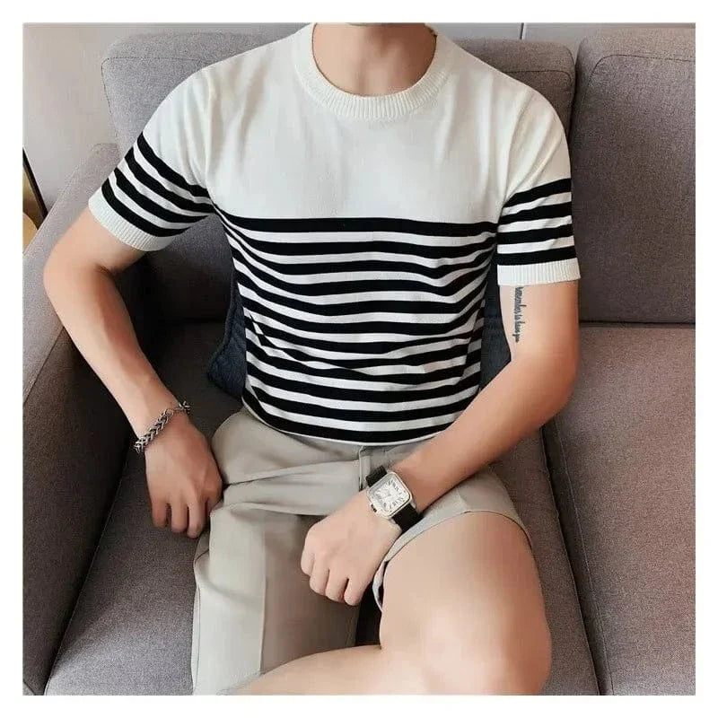Camiseta Sofistic Listrada Masculina de Verão