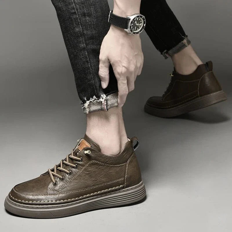 Sapato Sofistic de Couro Duke - Ganhe 6cm de Altura