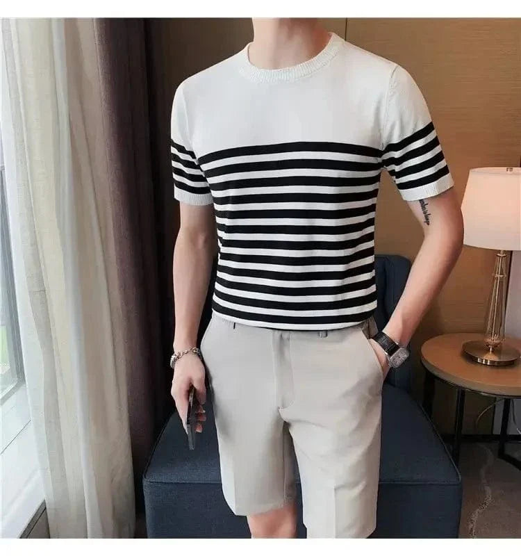 Camiseta Sofistic Listrada Masculina de Verão