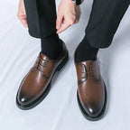 Sapatos Masculinos Sofistic de Couro Premium para Ocasiões Elegantes