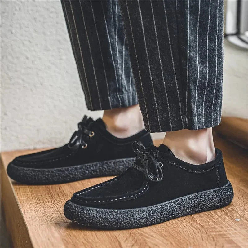 Sapatos Sofistic de Camurça Navi