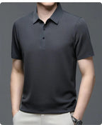 Camisa Polo Sofistic de Seda Luxuosa