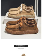 Sapatos Sofistic de Camurça Navi