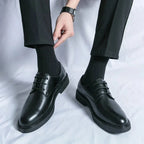 Sapatos Masculinos Sofistic de Couro Premium para Ocasiões Elegantes