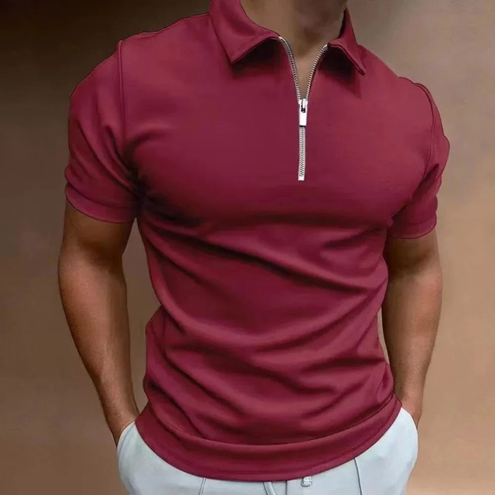 Camisa Polo Sofistic de Alta Qualidade com Gola Zip
