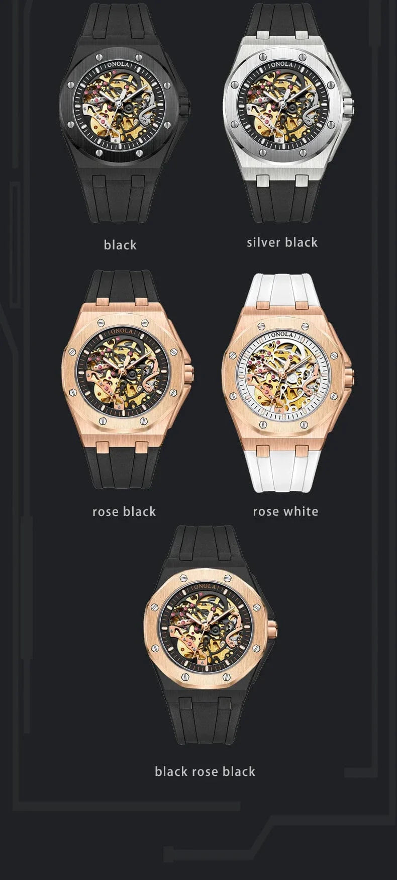 Relógio Masculino Sofistic Esportivo de Luxo Automático