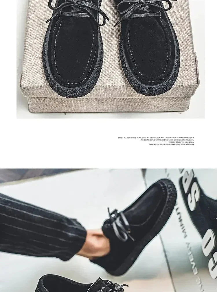 Sapatos Sofistic de Camurça Navi