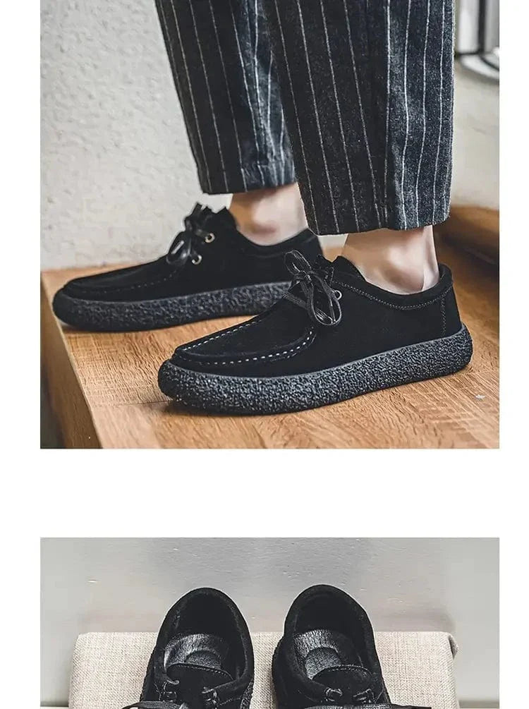 Sapatos Sofistic de Camurça Navi