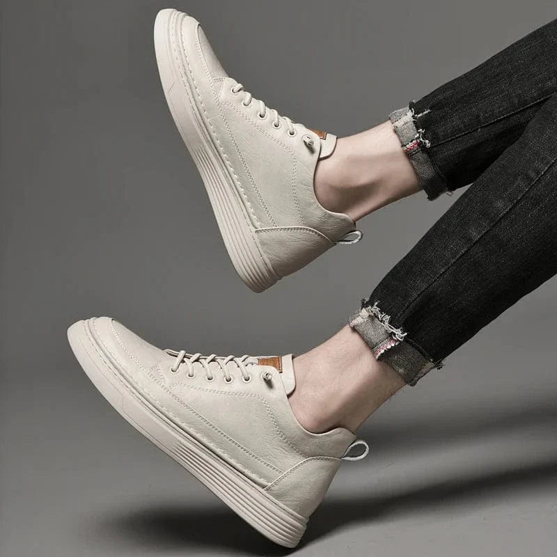 Sapato Sofistic de Couro Duke - Ganhe 6cm de Altura