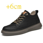 Sapato Sofistic de Couro Duke - Ganhe 6cm de Altura