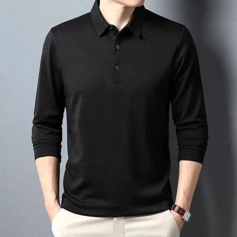 Camisa Gola Polo Sofistic Elegance de Manga Longa