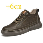 Sapato Sofistic de Couro Duke - Ganhe 6cm de Altura