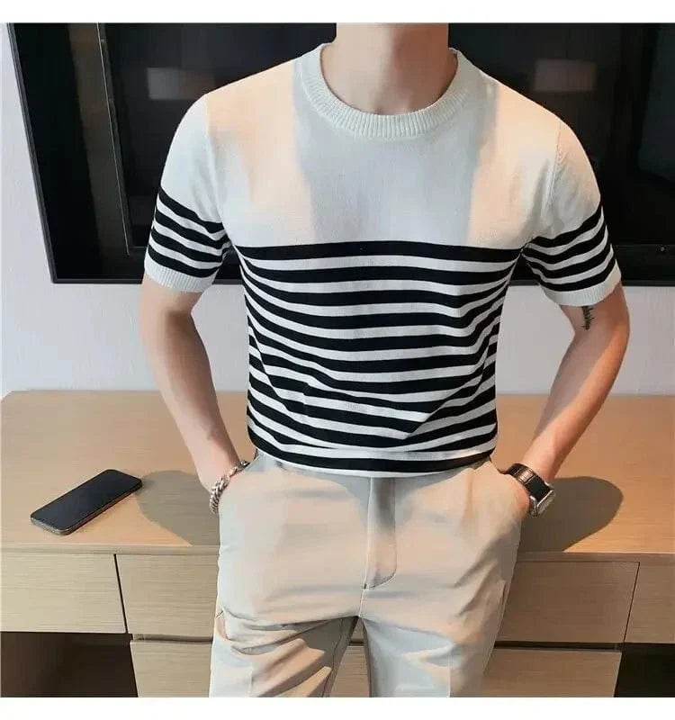 Camiseta Sofistic Listrada Masculina de Verão