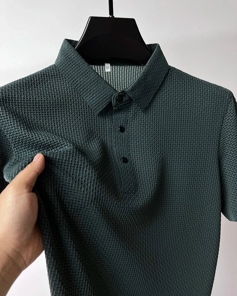 Camisa Polo Sofistic de Seda Luxuosa