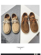 Sapatos Sofistic de Camurça Navi