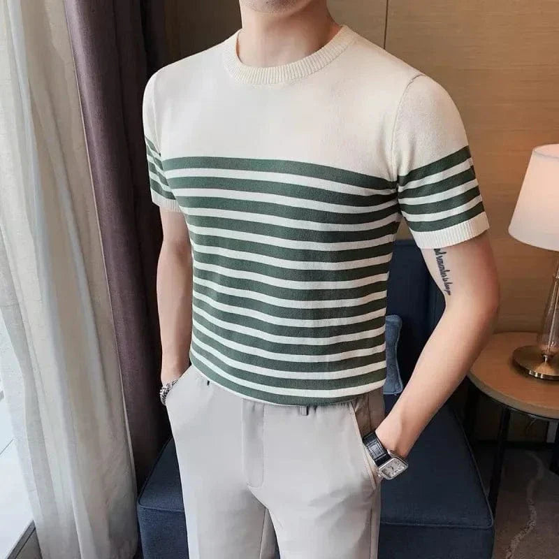 Camiseta Sofistic Listrada Masculina de Verão