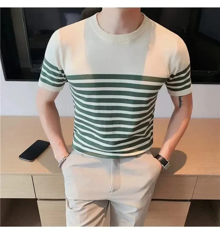 Camiseta Sofistic Listrada Masculina de Verão