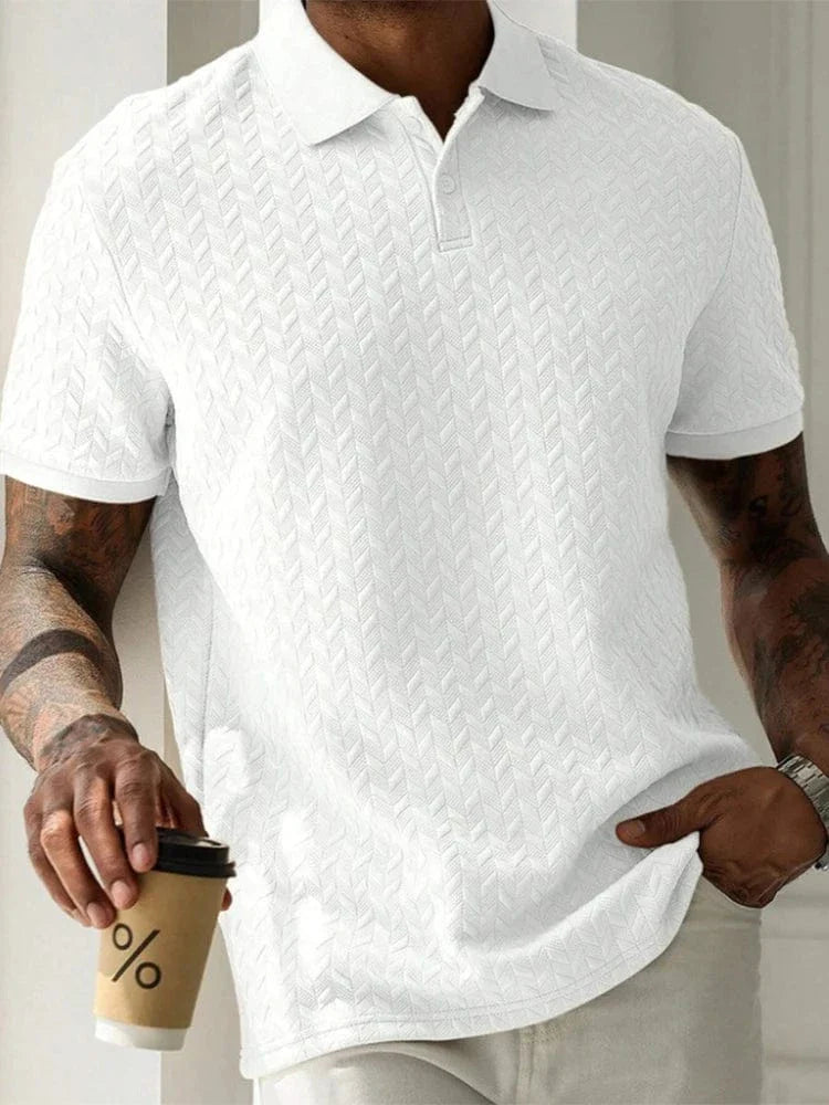 Camisa Polo Texturizada Sofistic - Elegância e Conforto