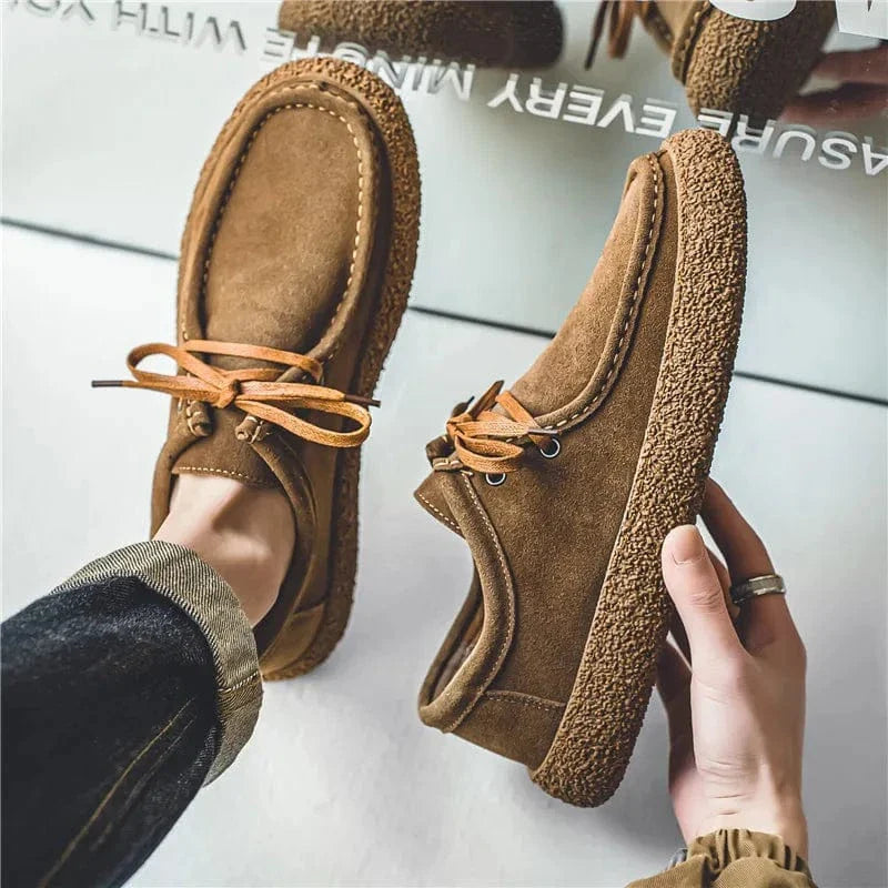 Sapatos Sofistic de Camurça Navi