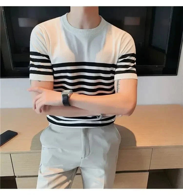 Camiseta Sofistic Listrada Masculina de Verão