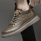 Sapato Sofistic de Couro Duke - Ganhe 6cm de Altura