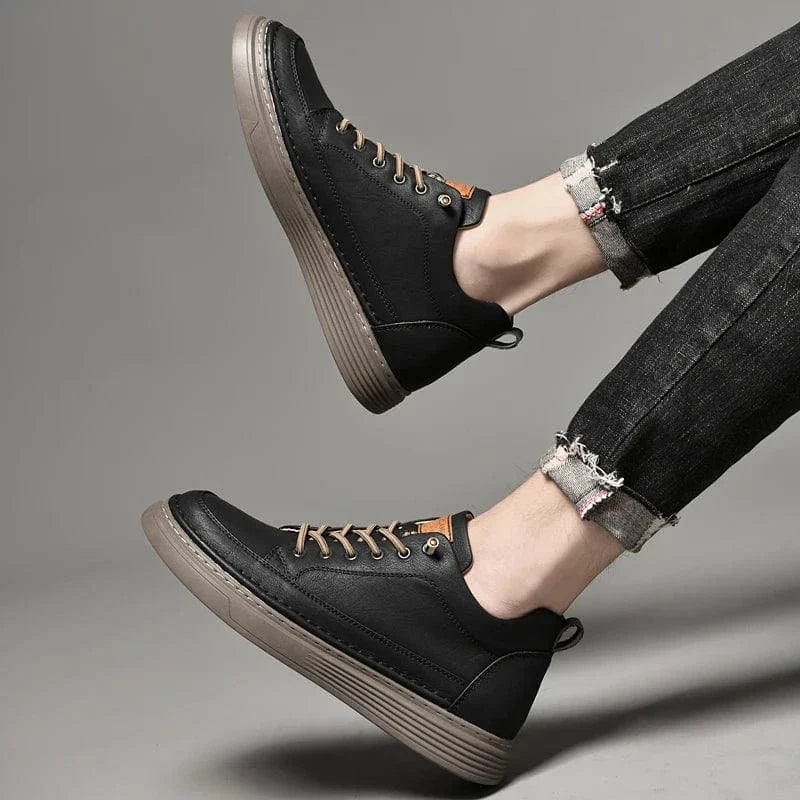 Sapato Sofistic de Couro Duke - Ganhe 6cm de Altura