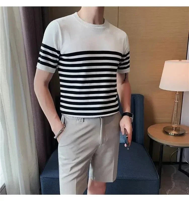Camiseta Sofistic Listrada Masculina de Verão