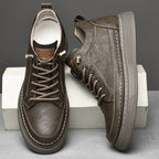 Sapato Sofistic de Couro Duke - Ganhe 6cm de Altura