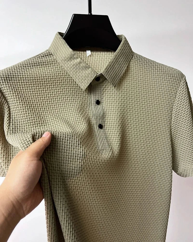 Camisa Polo Sofistic de Seda Luxuosa