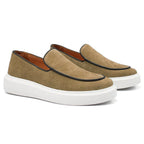 Mocassim Sofistic Loafer em Couro Camurça – Sofisticação e Conforto para Todas as Ocasiões