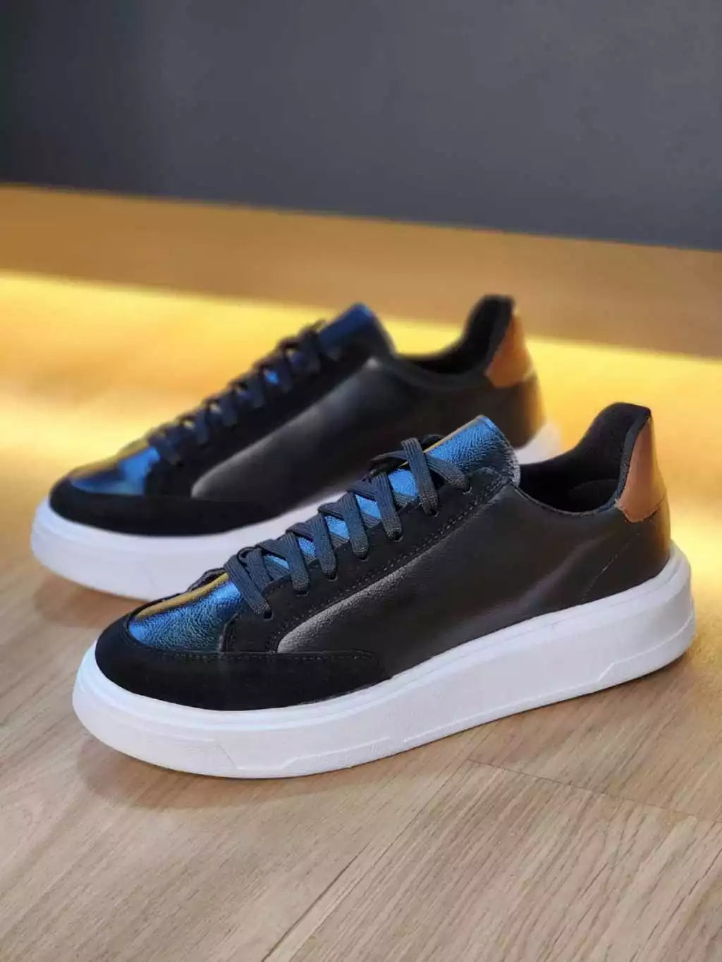 Tênis Masculino Sola Alta Casual Social Plataforma Axl