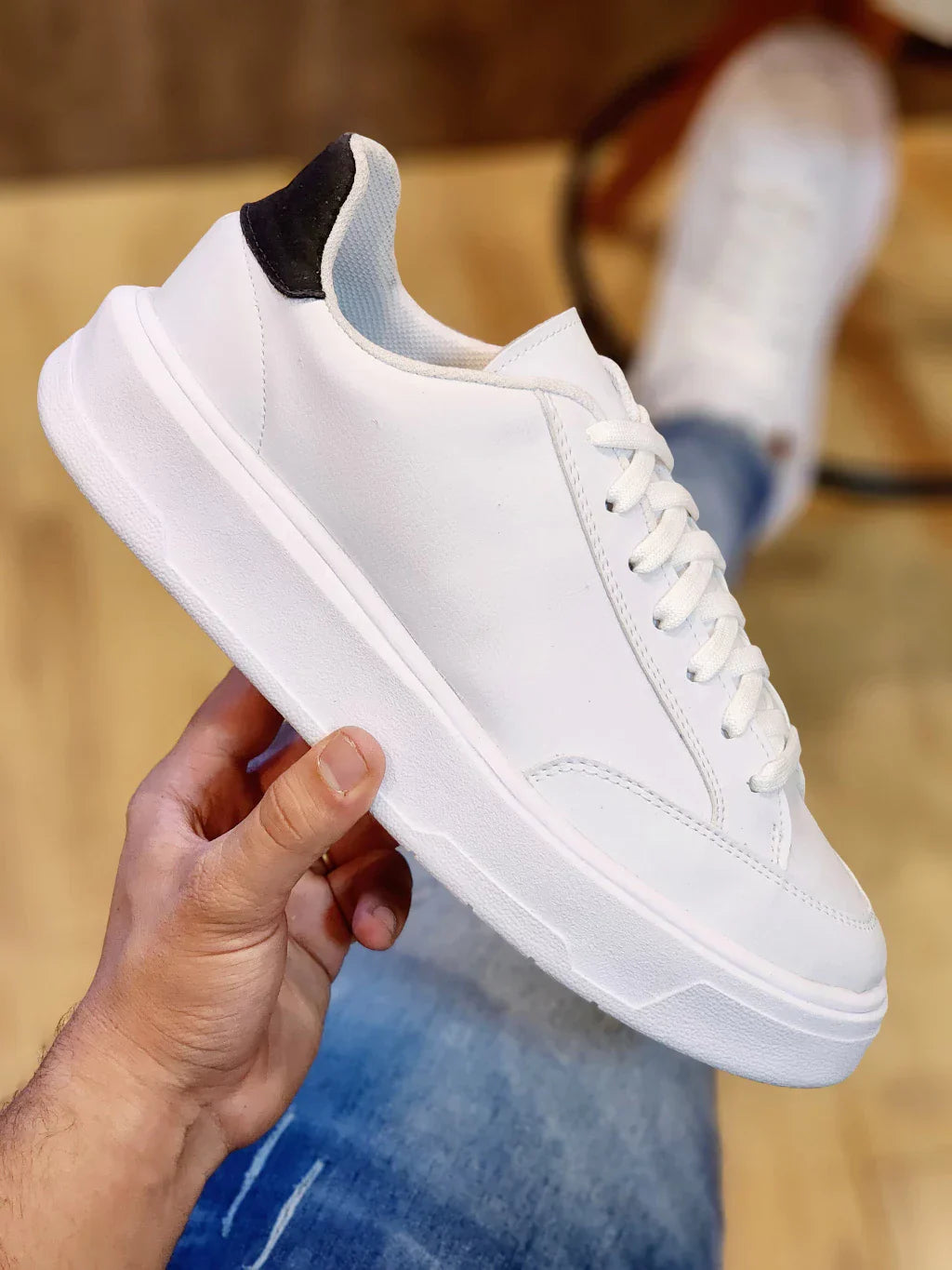 Tênis Masculino Sola Alta Casual Social Plataforma Axl