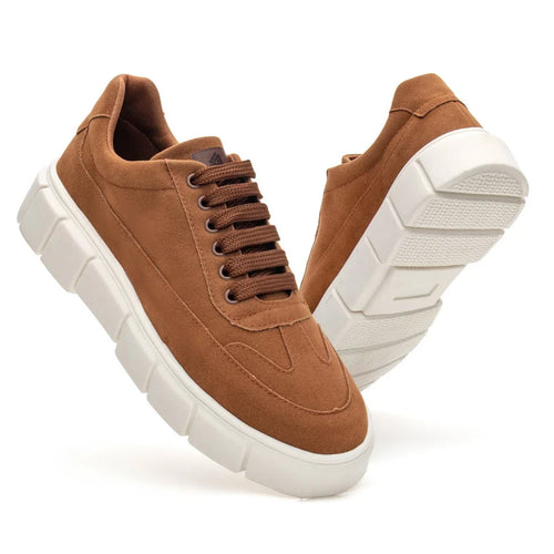 Tenis Oversized Sofistic Sola Alta Sneaker Masculino Casual Camurça