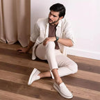 Mocassim Sofistic Sapato Casual Confort Elegante Oxford Off White