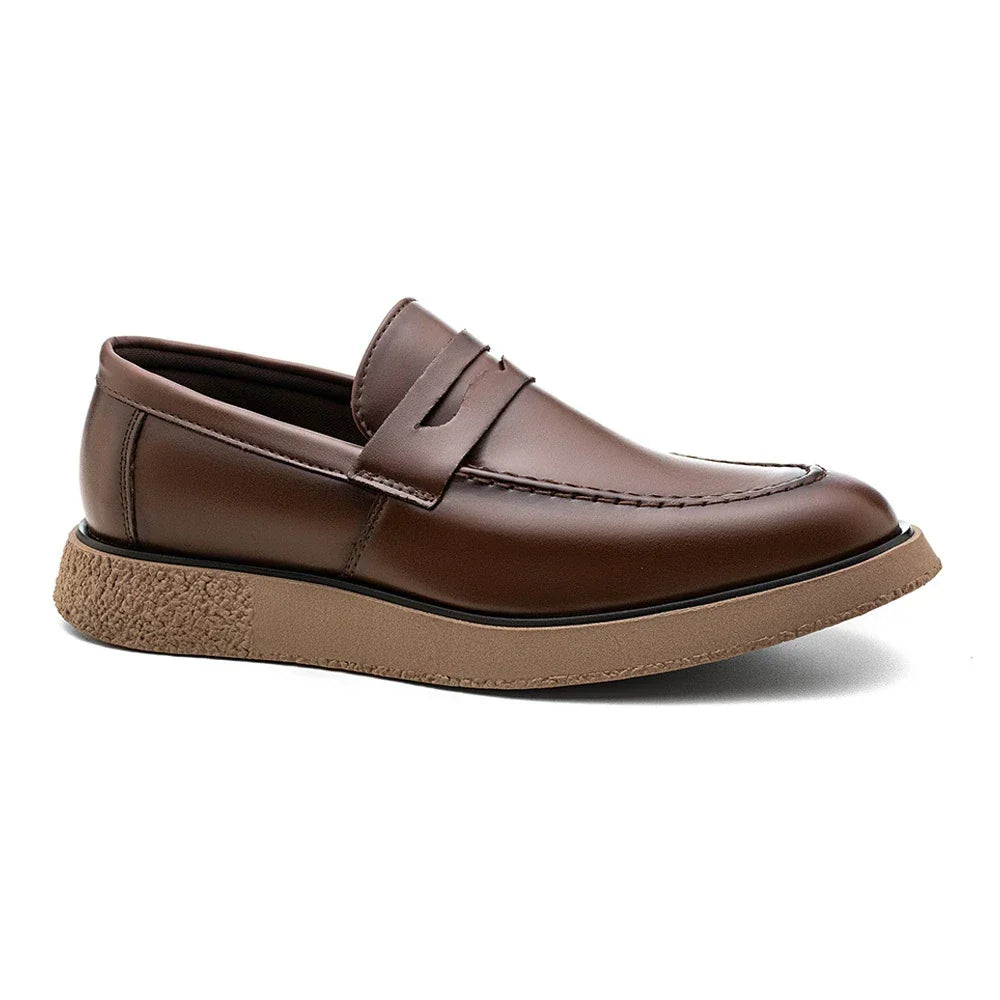 Sapato Mocasssim Sofistic Loafer Casual New Crepe Confort