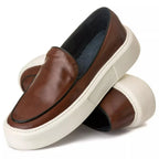 Sapato Mocassim Sofistic Casual Masculino Slip On Everest Estiloso 5cm Esporte Fino Sola Alta