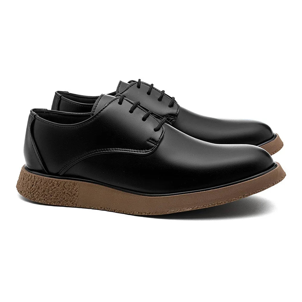 Sapato Sofistic Derby Casual New Crepe Confort Classic