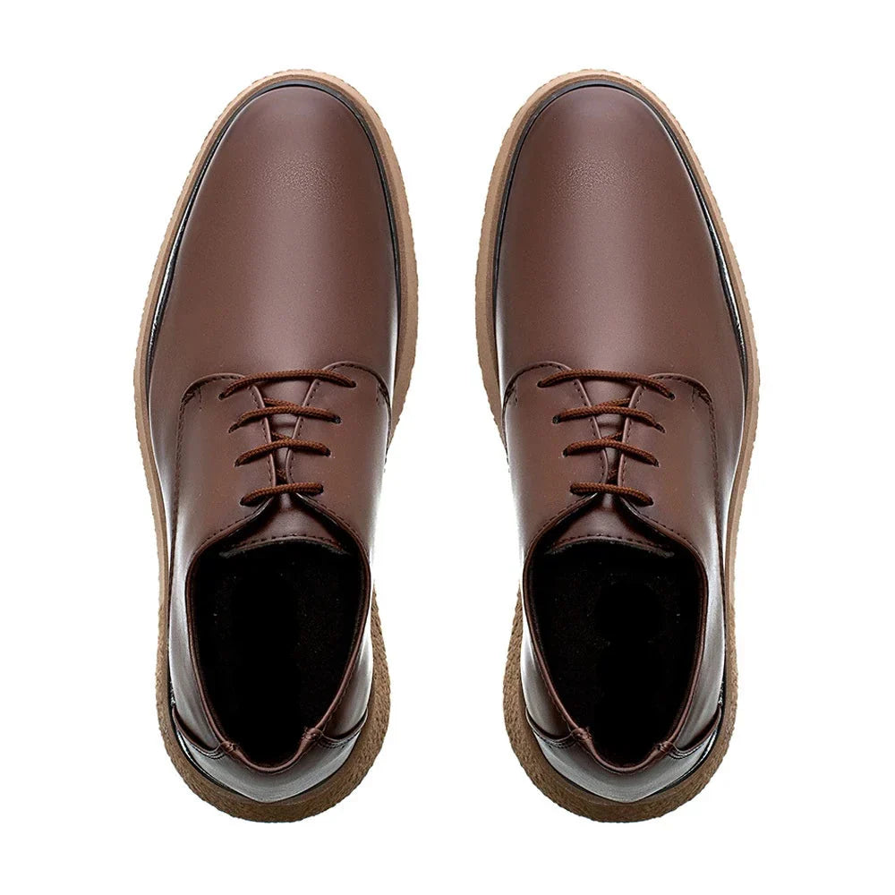 Sapato Sofistic Derby Casual New Crepe Confort Classic