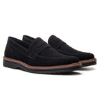 Loafer Sofistic mocassim Oxford Em Couro Camurça Legitimo