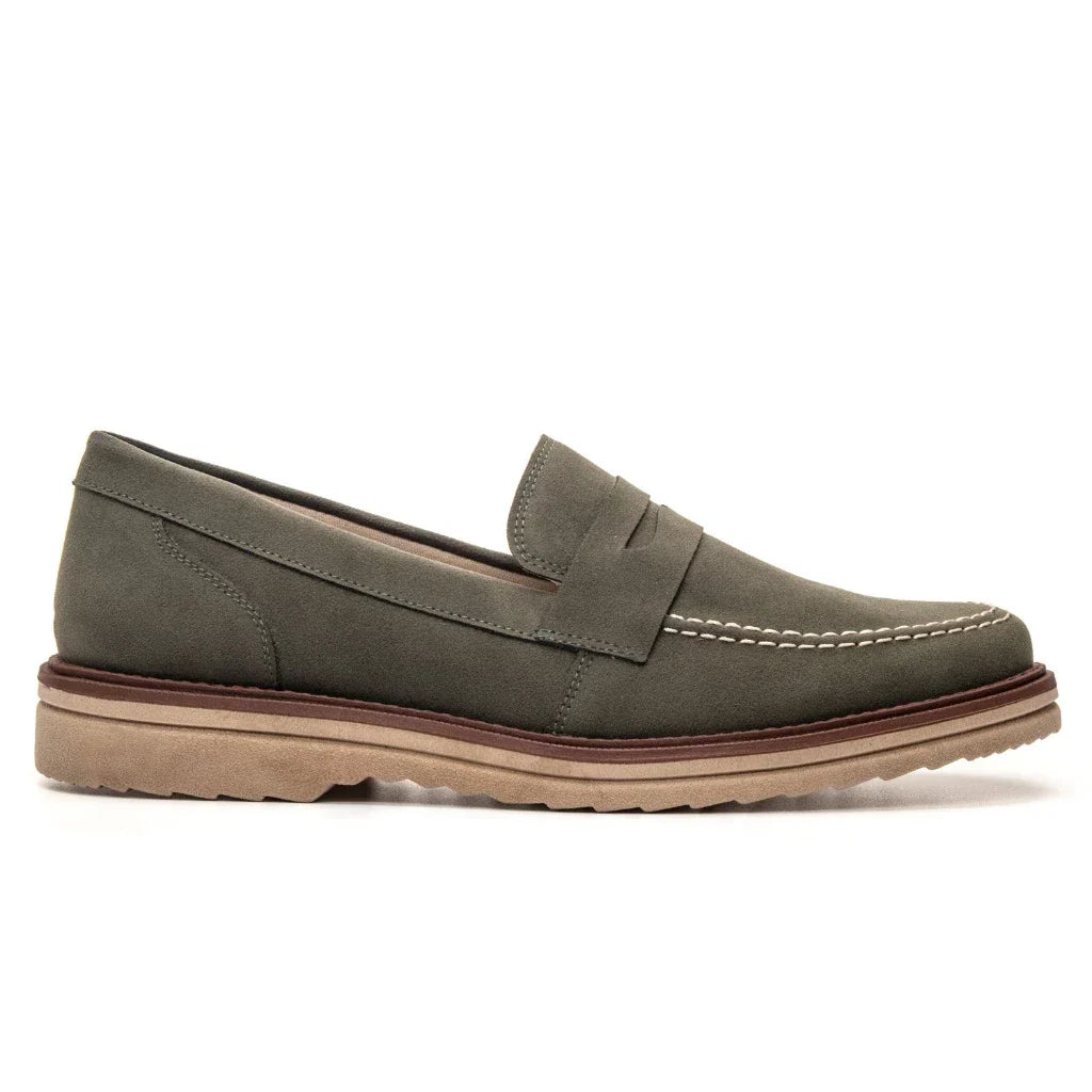 Loafer Sofistic mocassim Oxford Em Couro Camurça Legitimo